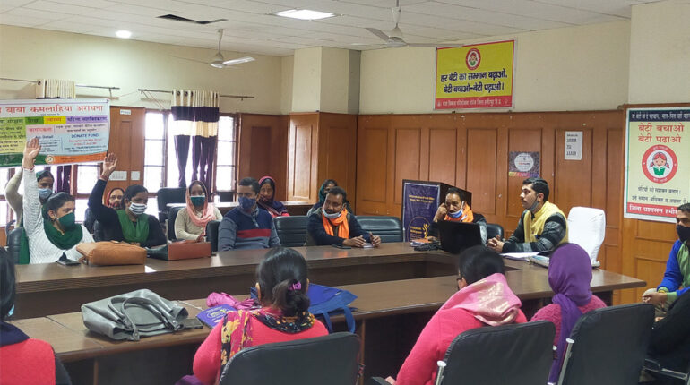 Block Bhoranj Disaster Management Training on 23 March 2021